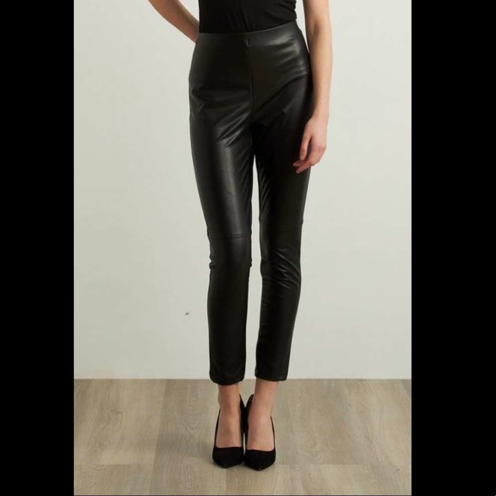 Joseph Ribkoff “leather” legging size 2